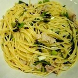 からし菜パスタ